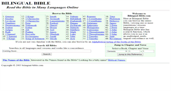Desktop Screenshot of bilingual-bible.com