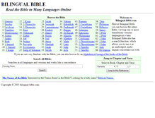 Tablet Screenshot of bilingual-bible.com